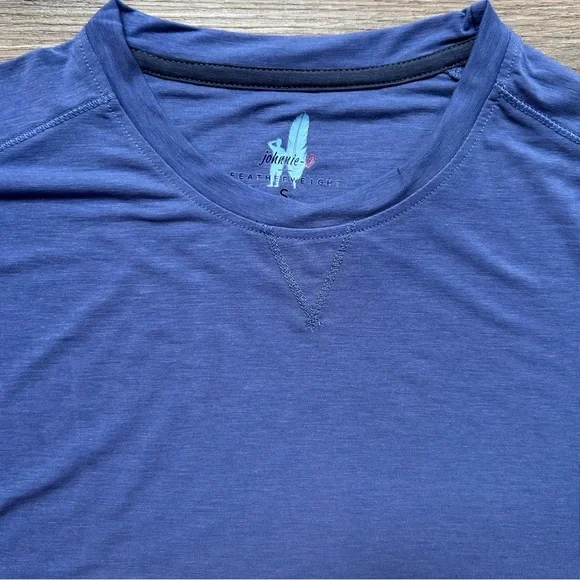 Johnnie-O | Course PrepFormance Long Sleeve Crewneck in Shoreline Blue (Small) - Picture 4 of 13